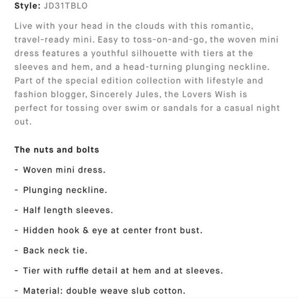 Billabong x Sincerely Jules Lovers Wish Dress - Picture 14 of 16